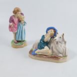 Two Royal Worcester figures from the Nursery Rhyme
