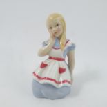 A Royal Worcester figure, of Alice, from the Alice