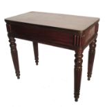 A 19th century Gillows style centre table, of rect