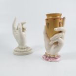 A Royal Worcester spill vase, Mrs Hadley's Hand, h