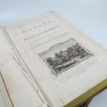 Collections for the History of Worcestershire, by T Nash, 1781, two volumes, with library label