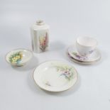 A selection of Royal Worcester porcelain, painted