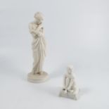 A Royal Worcester parian figure holding a dove, Jo