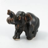 A Royal Copenhagen model, of an elephant calf, in