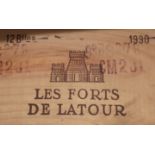 1990 Les Forts de Latour, Pauiliac, 12 bottle case