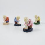 Four Royal Worcester figures, Sleepy Boy, modelled