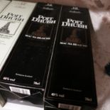 Two bottles of Poit Dhubh 12 Year Old Malt Scotch Whisky, in original black boxes