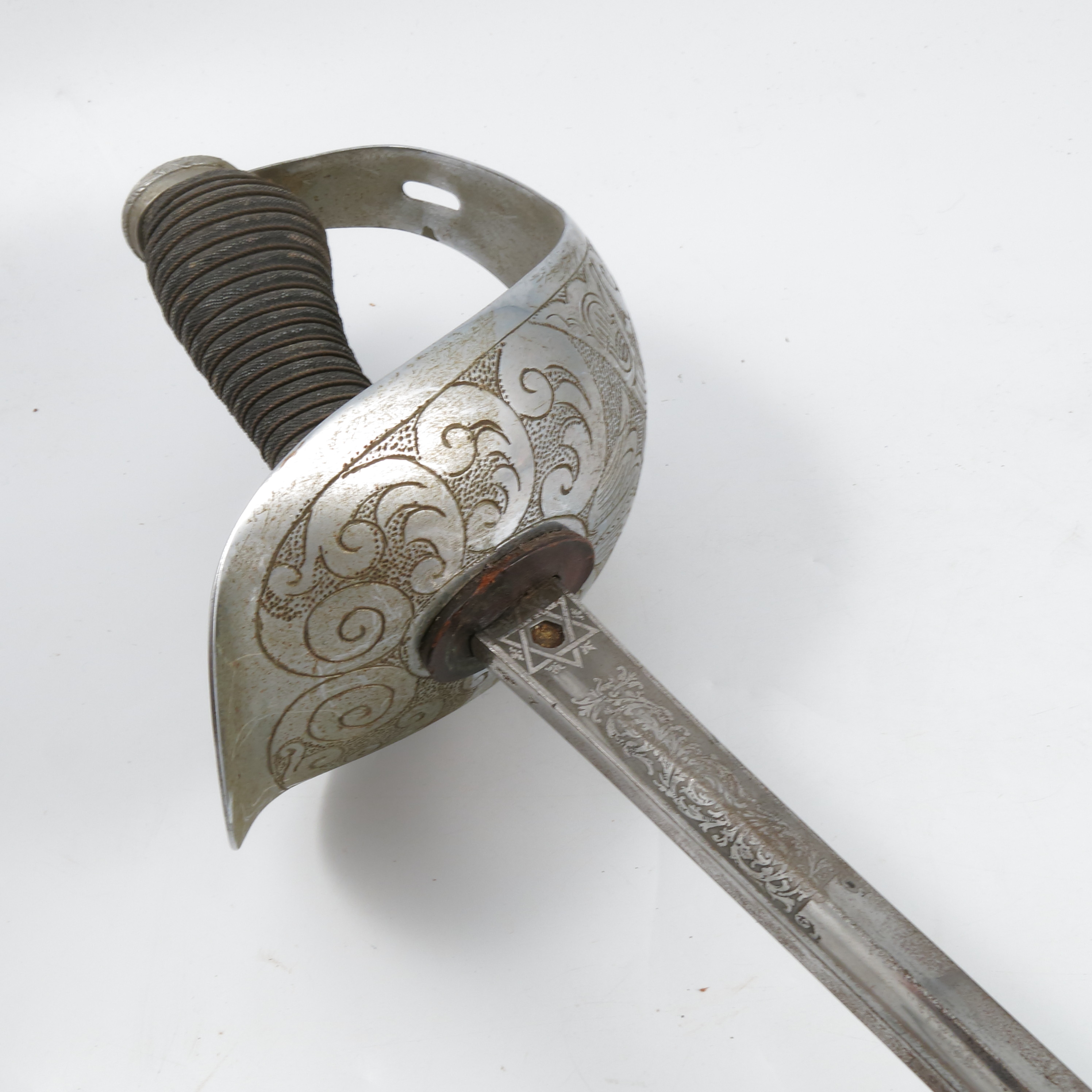 A Henry Wilkinson officers dress sword, with baske - Image 3 of 10