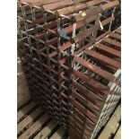 A large quantity of wine racking, two 6 x 6, four 6 x 12 and one 6 x 10