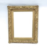 A pair of gilt framed mirrors, total measurements 44.5ins x 35ins, plate 31ins x 23ins