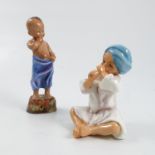 Two Royal Worcester figures, Indian and Burma, bot