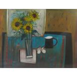 David McLeod Martin, oil on canvas, still life stu