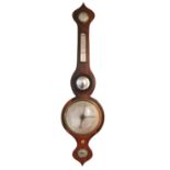 A 19th century rosewood banjo barometer