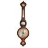 A 19th century rosewood banjo barometer