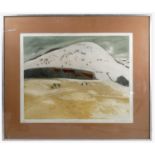 Joan Williams, limited edition print, White Mountain, 16ins x 20.5ins