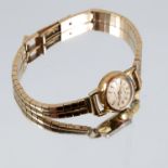 Rolex, Precision, a lady's 18 carat gold mechanical wrist watch, the circular signed white dial with