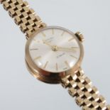 Rotary, a lady's 9 carat gold mechanical bracelet watch, 12.7g gross excluding the movement