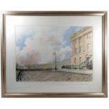 David Birtwhistle, watercolour, Royal Crescent Bath, 21ins x 29ins (D)