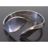 A Georg Jensen Danish Silver Bangle