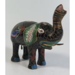 A Chinese Cloisonné Elephant and box