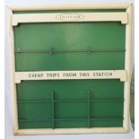 A Rare Southern Railway 'CHEAP TRIPS FROM THIS STATION' Display Board, 75(h) x 69(w)