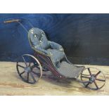 A Victorian Doll's 3 Wheel Invalid Carriage, bought from Vectis