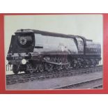 A Photographic Print of BUDLEIGH SALTERTON Westcountry Class 4-6-2 Locomotive, 29 x 12 cm F&G