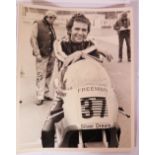 A David Essex Silver Dream Machine signed photograph, other official photographs and Press