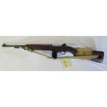 An M1 Bolt Action Carbine .30 calibre, serial no. 3495089 with new cert.