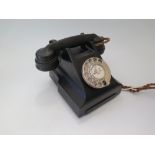 A Black Bakelite Telephone 312L