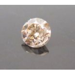 A 0.75ct Cognac Diamond