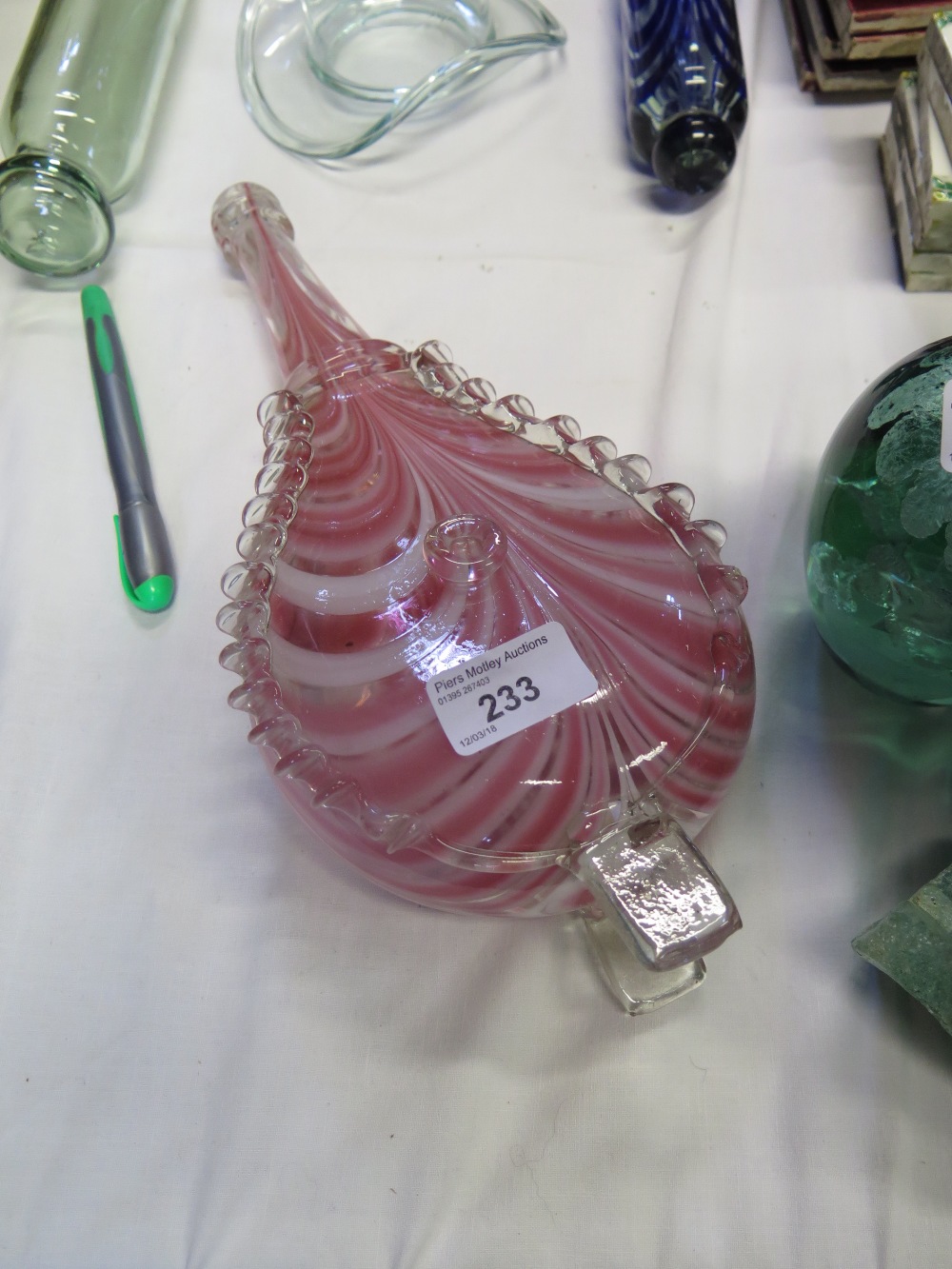 Nailsea Glass Bellows, 33 cm