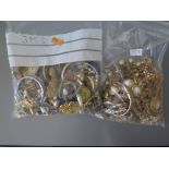 Two Bags of Costume Jewellery