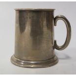 A George V Silver Christening Mug, Birmingham 1934, B&Co., 61g