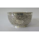 A Victorian Silver Sugar Bowl, Birmingham 1896, 99g