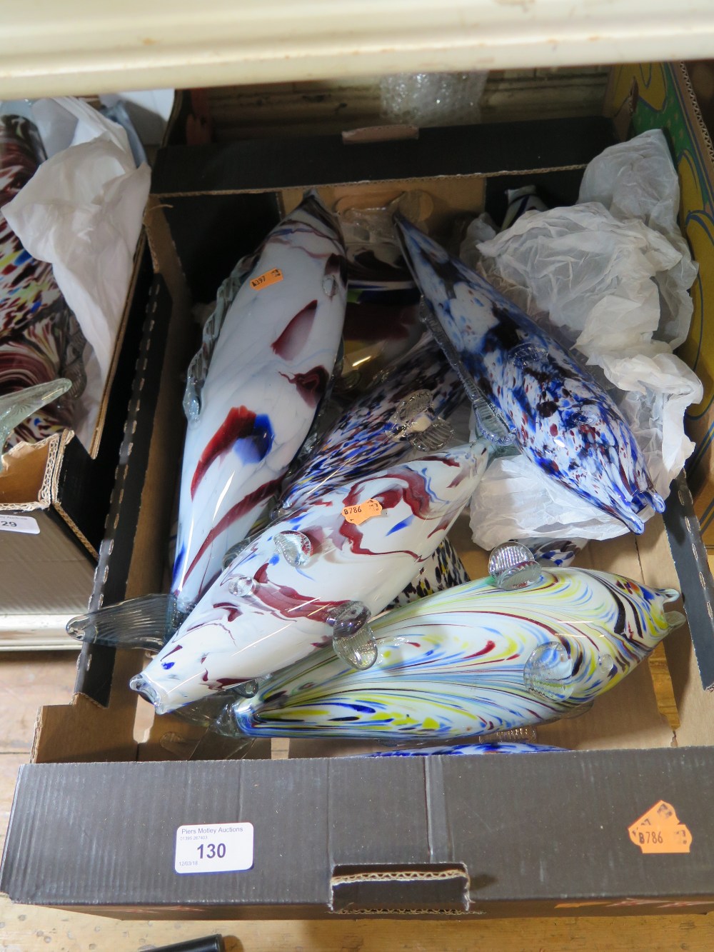 A School of Murano Glass Fish