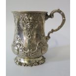 A Victorian Silver Christening Mug, Birmingham 1852, John Evans II, 161g