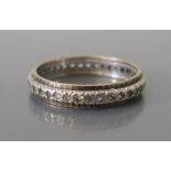 A 9ct Gold Eternity Ring, size Q.5, 2.9g