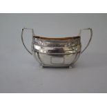 A George III Silver Two Handled Sugar Bowl with chased foliate scroll border, London 1810, Duncan