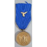 From the Charles Hume-Smith Collection: A WWII Nazi German Luftwaffe 12 Year Service Medal