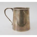 A George V Silver Christening Mug, London 1934, Josiah Williams & Co., 91g