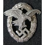 From the Charles Hume-Smith Collection: A Luftwaffe Observer's Badge, maker OSG