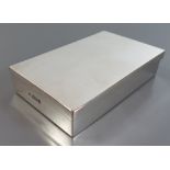 An Edward VII Silver Sandwich Box, London 1908, Drew & Sons, 303g