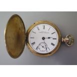 An American Waltham Watch Co. Fahys 14K Extra Cased Full Hunter Keyless Pocket Watch no. 6071961,