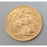 An Edward VII 1909 Gold Sovereign