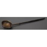 A George III Silver Toddy Ladle with horn handle, London 1778, probably Thomas Streetin