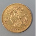 An Edward VII 1904 Gold Half Sovereign