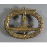 From the Charles Hume-Smith Collection: A WWII Nazi German Navy U-Boat Badge, maker Schwerin, Berlin