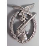 From the Charles Hume-Smith Collection: A Very Rare WWII Nazi German Luftwaffe Flak Badge, cased