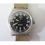 A CWC Quartz Military Wristwatch 0552/6645-99 5415317 56509 90, running